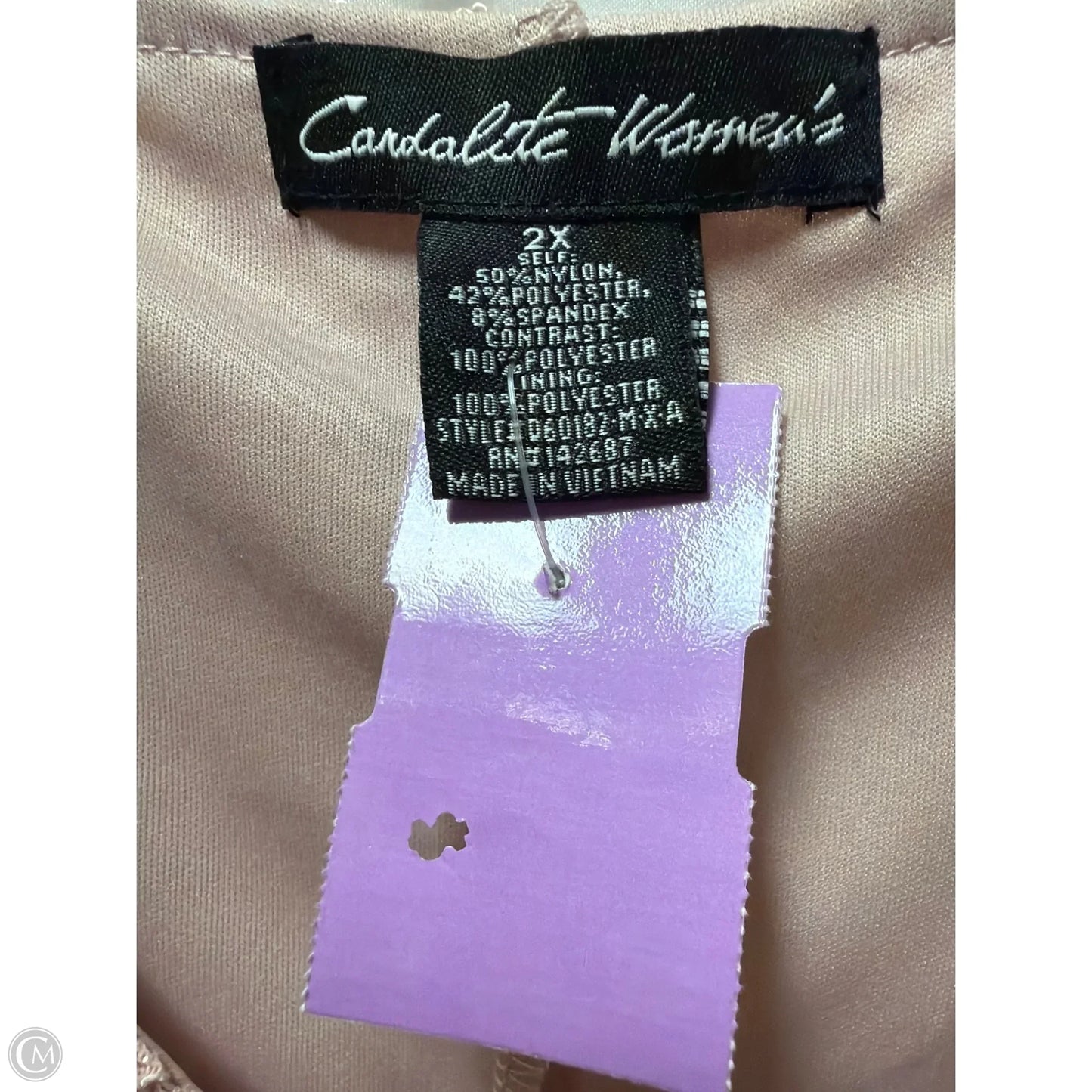 Dress Party Long By Clothes Mentor In Pink, Size: 2x