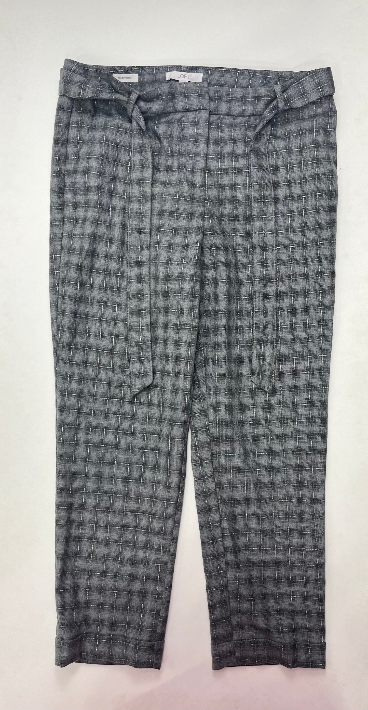 Grey Pants Work/dress Loft, Size 10