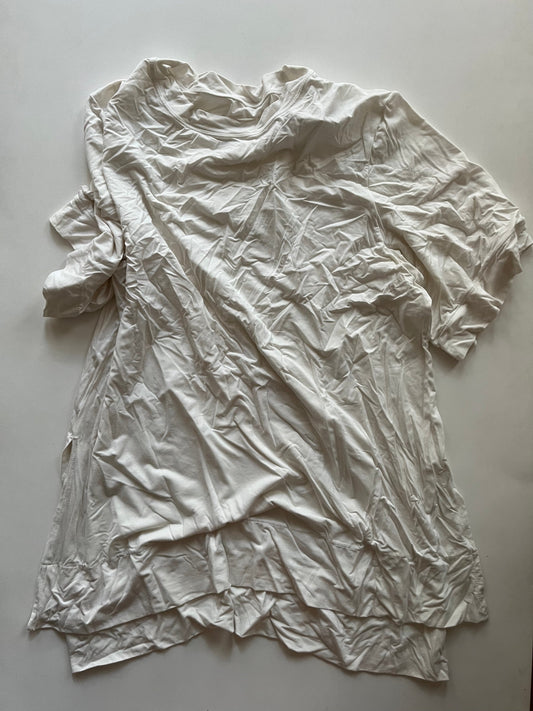 Cream Top Short Sleeve Cma, Size M