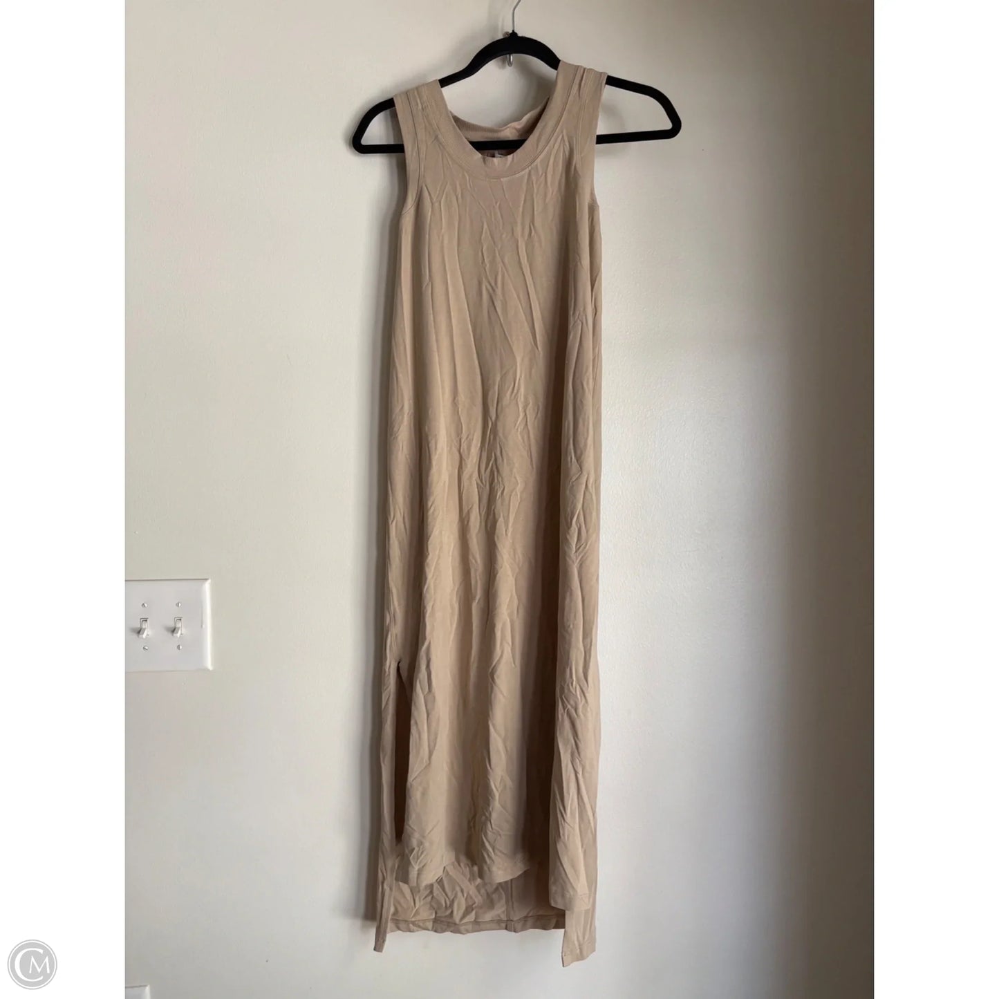 Athletic Dress By Lululemon In Khaki, Size: S