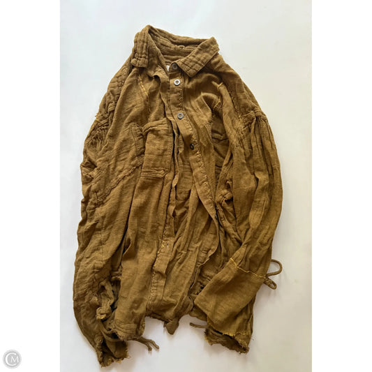 Top Long Sleeve By We The Free In Brown, Size: M