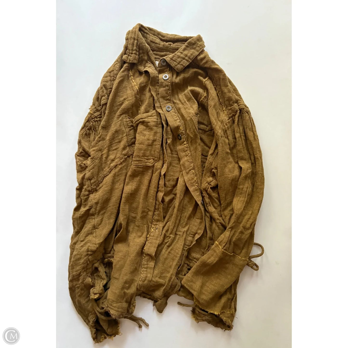Top Long Sleeve By We The Free In Brown, Size: M