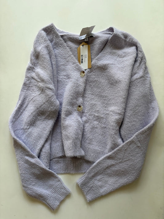 Sweater Cardigan By Miss Sparkling In Purple, Size: Xl