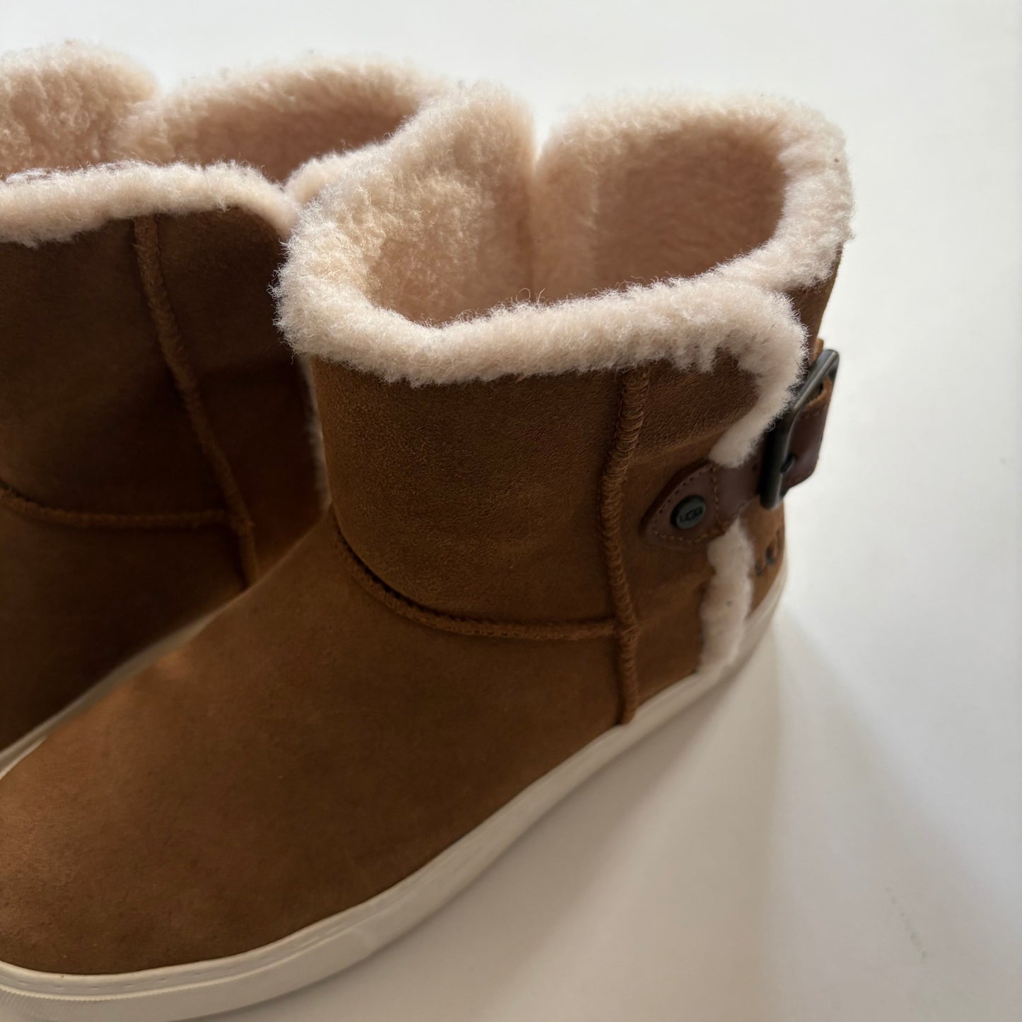 Boots Designer By Ugg In Tan, Size: 7