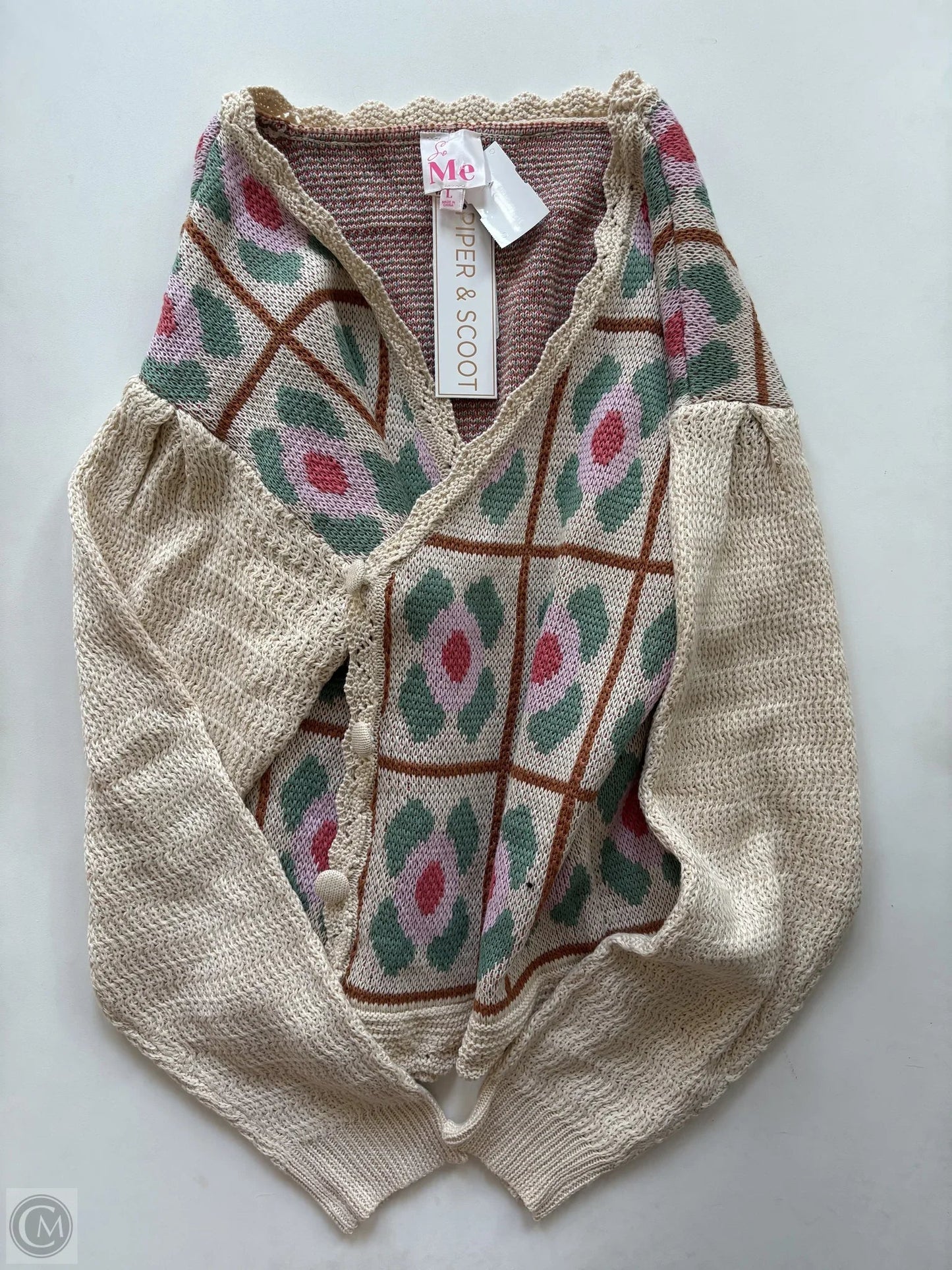 Sweater Cardigan By So Me  Size: L