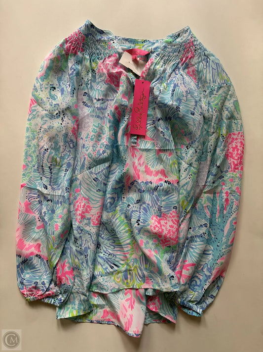 Blouse Designer By Lilly Pulitzer In Multi-colored, Size: Xs