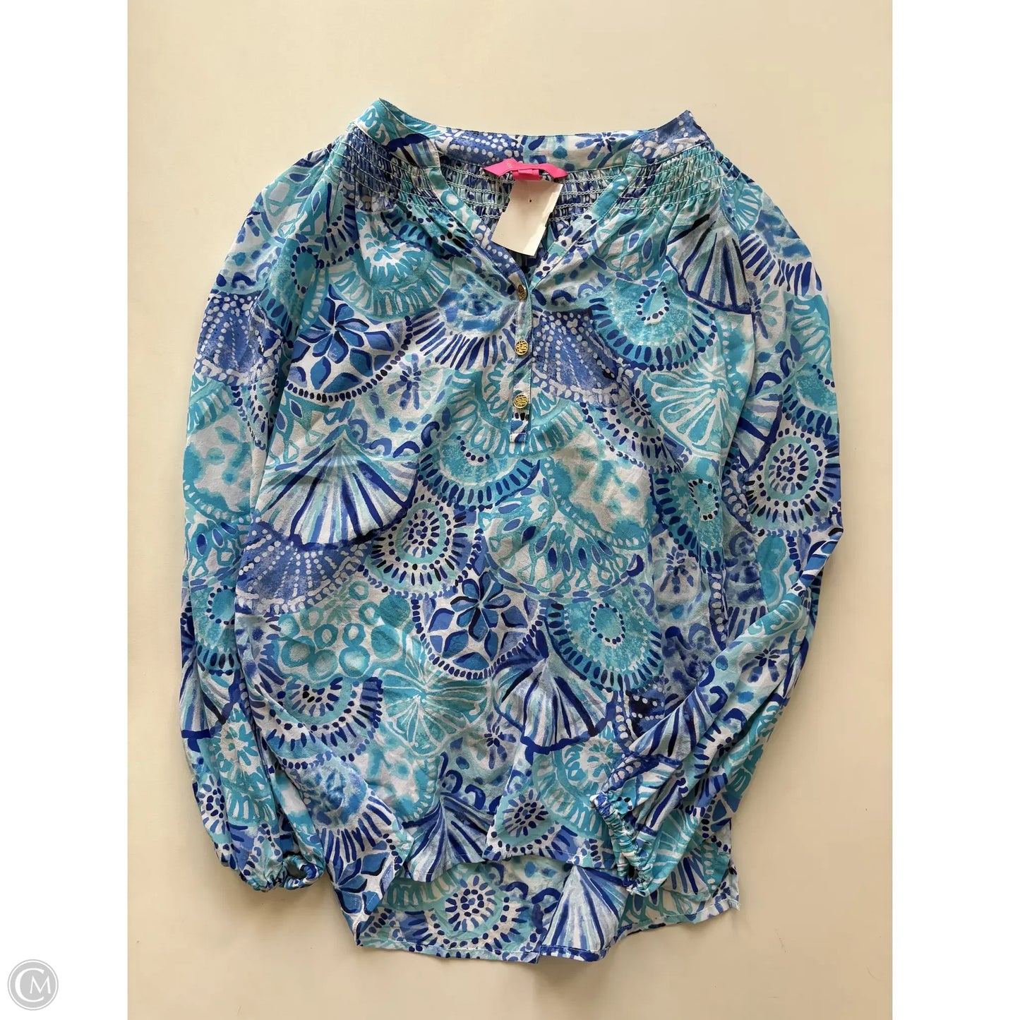 Blouse Designer By Lilly Pulitzer In Multi-colored, Size: Xxs