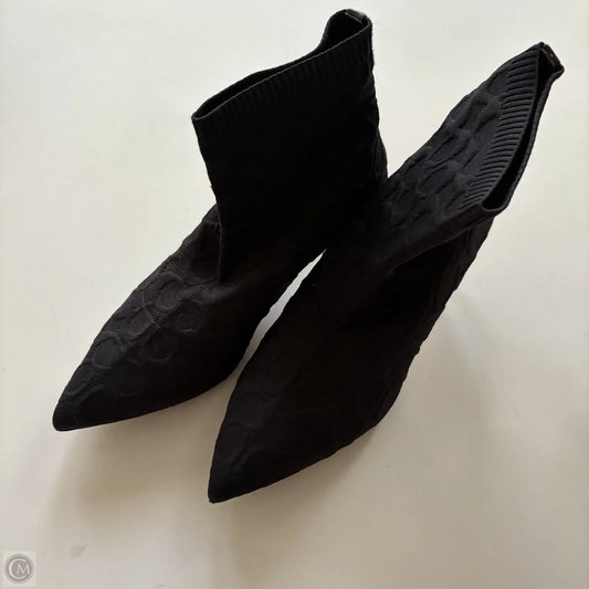 Boots Designer By Coach In Black, Size: 8.5