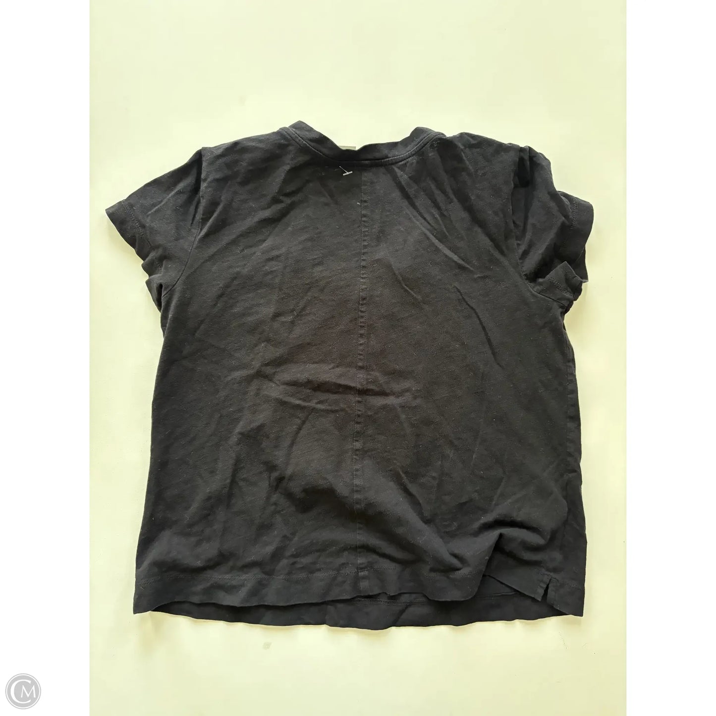 Top Short Sleeve By Loft In Black, Size: Xs