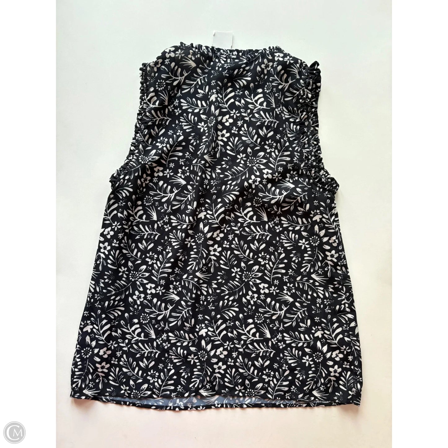 Blouse Short Sleeve By Modcloth In Black, Size: S