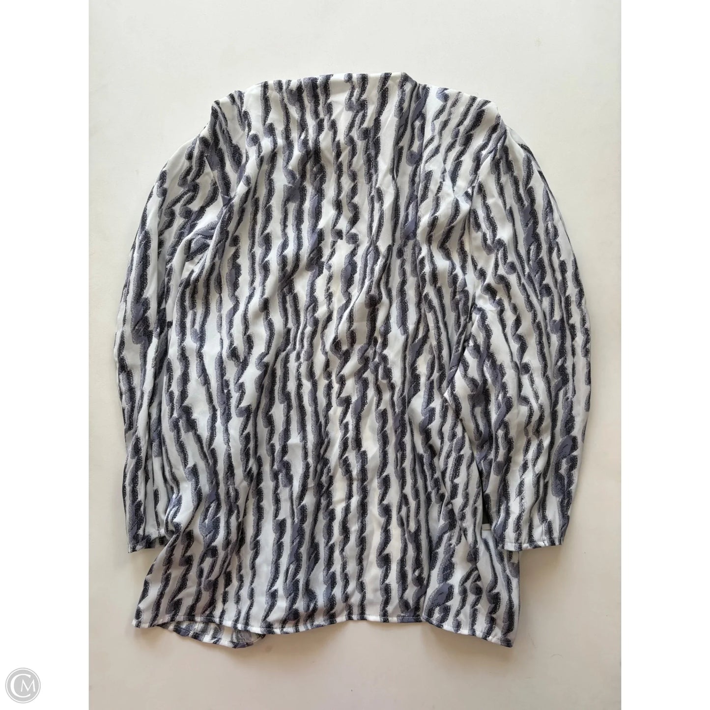 Blouse Long Sleeve By Worthington In Purple, Size: 2x