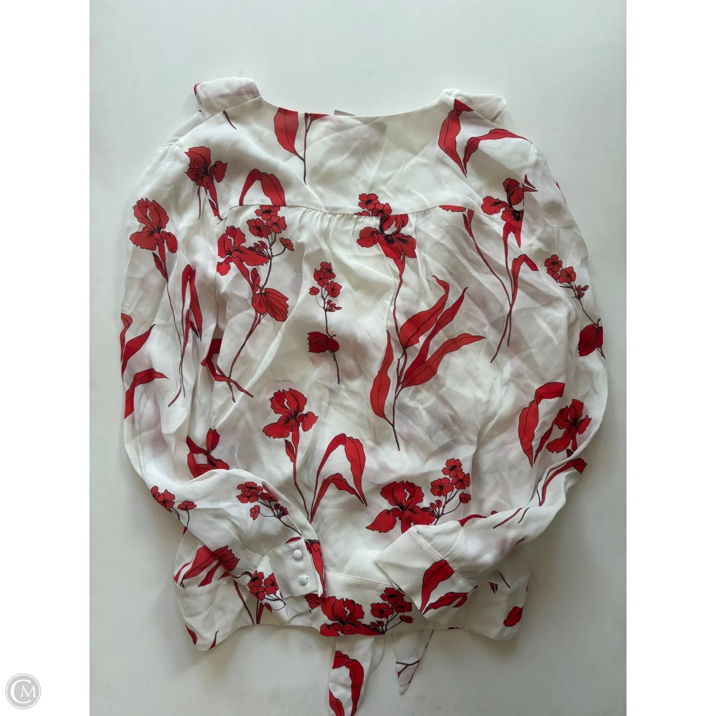 Blouse Long Sleeve By Parker In Floral Print, Size: M