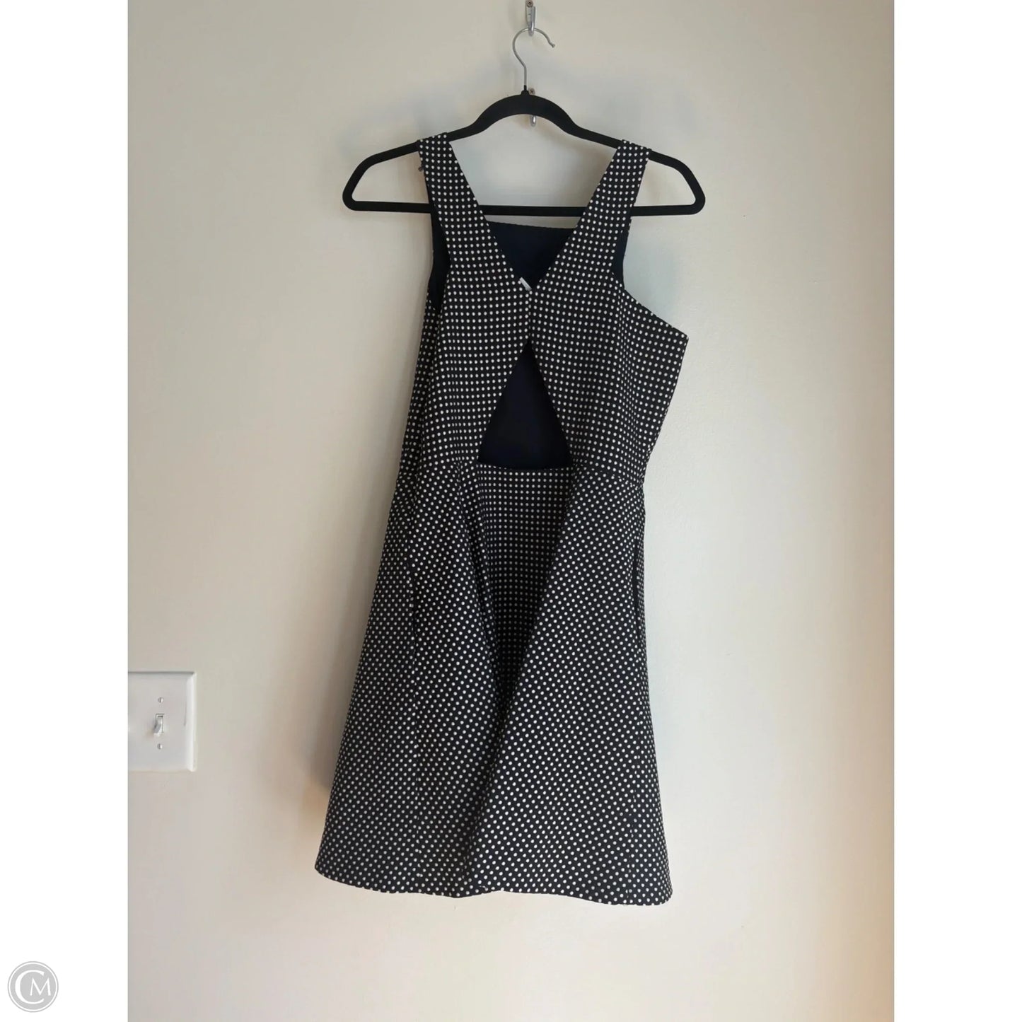 Dress Party Midi By Club Monaco In Polkadot Pattern, Size: M