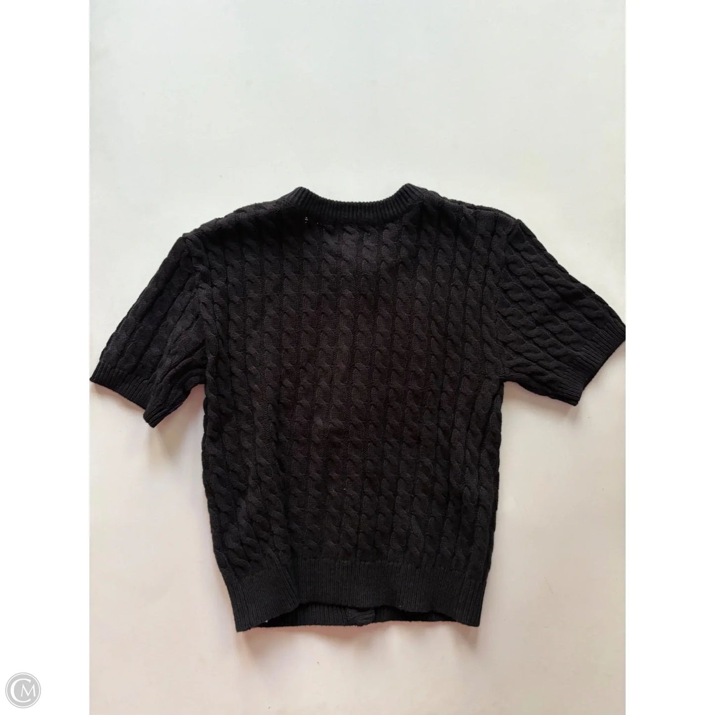 Sweater Cardigan By H&m In Black, Size: Xs