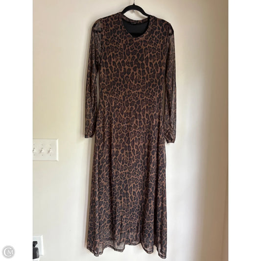 Dress Casual Maxi By Rachel Zoe In Animal Print, Size: L