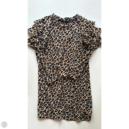 Dress Casual Midi By Simply Southern In Animal Print, Size: M