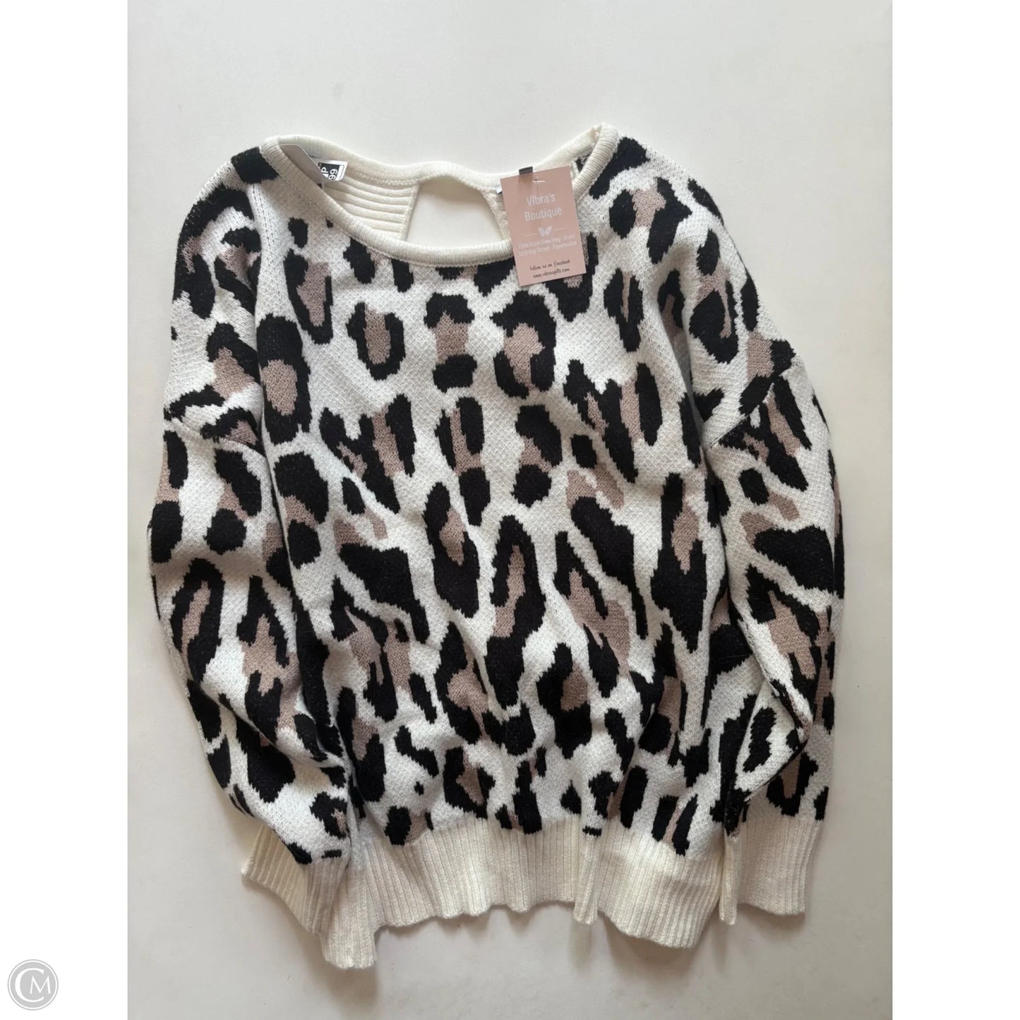 Sweater By White Birch In Animal Print, Size: S