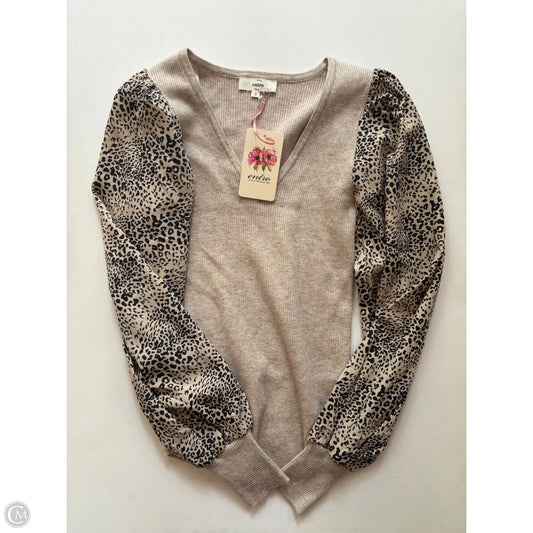Sweater By Entro In Animal Print, Size: S