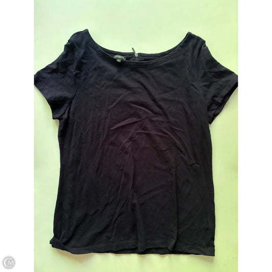 Top Short Sleeve By Talbots In Blue, Size: Lp