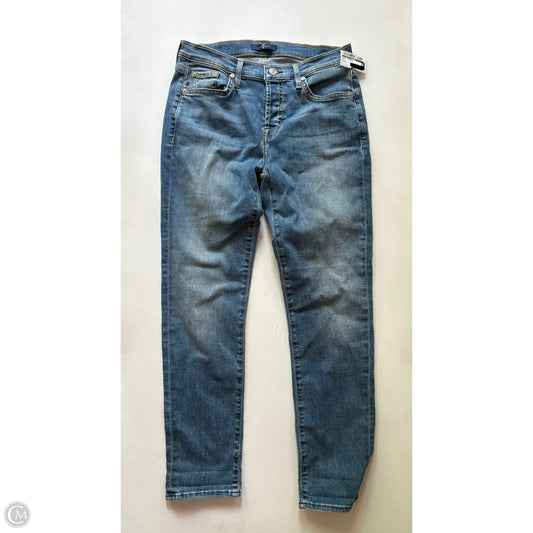 Jeans Straight By 7 For All Mankind In Blue, Size: 0