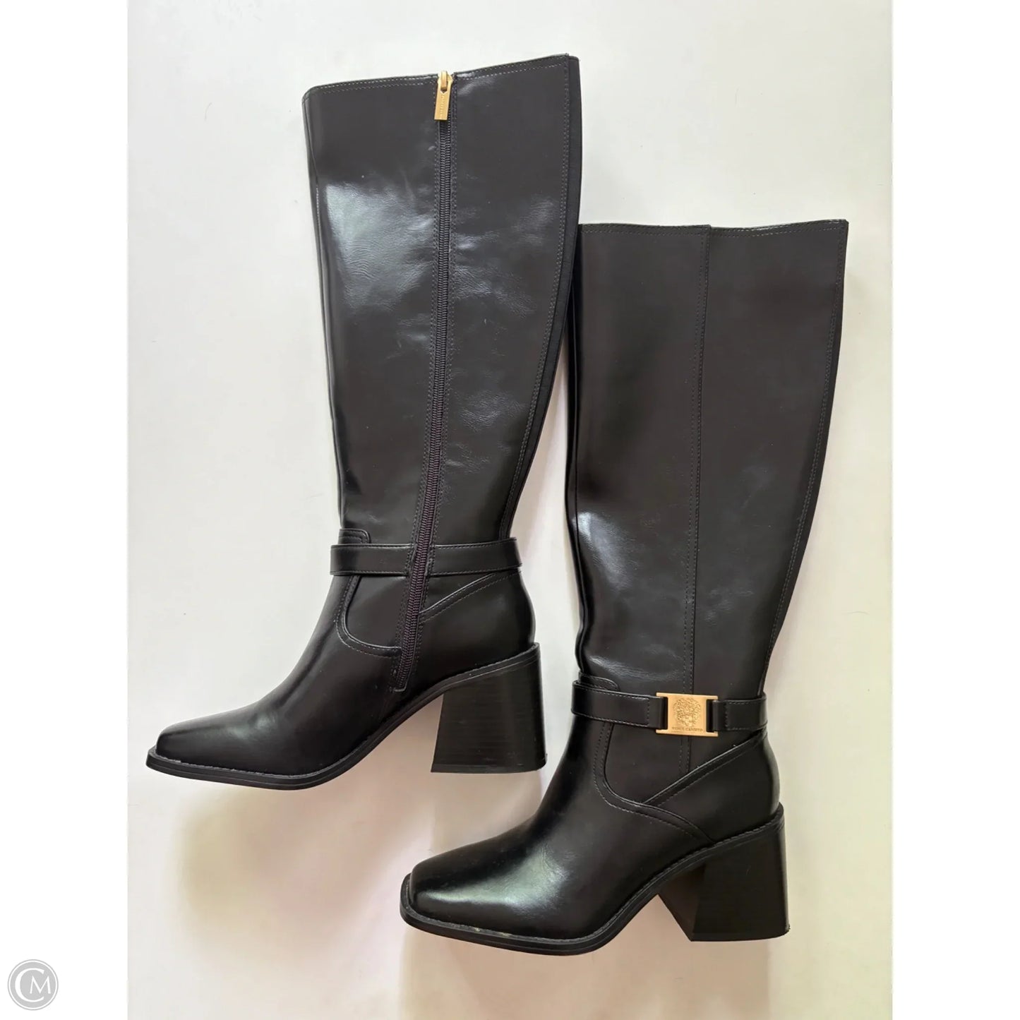 Boots Knee Heels By Vince Camuto In Black, Size: 8