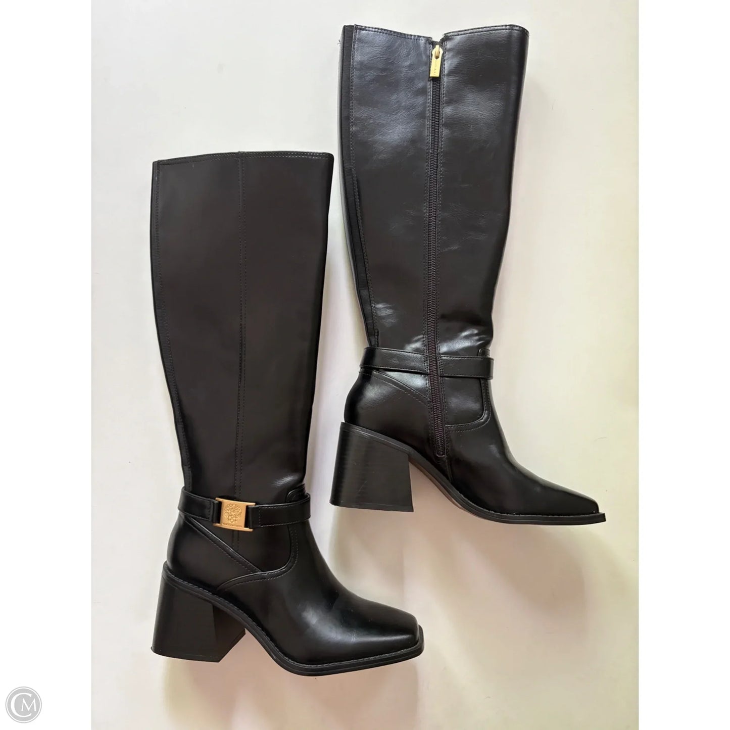 Boots Knee Heels By Vince Camuto In Black, Size: 8
