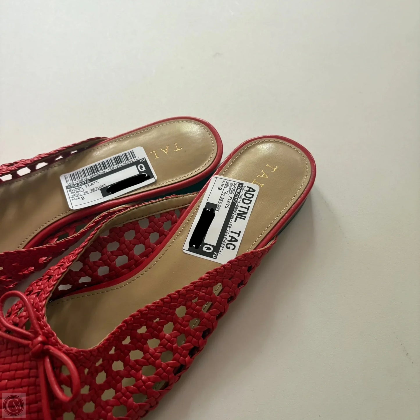 Shoes Flats By Talbots In Orange, Size: 9