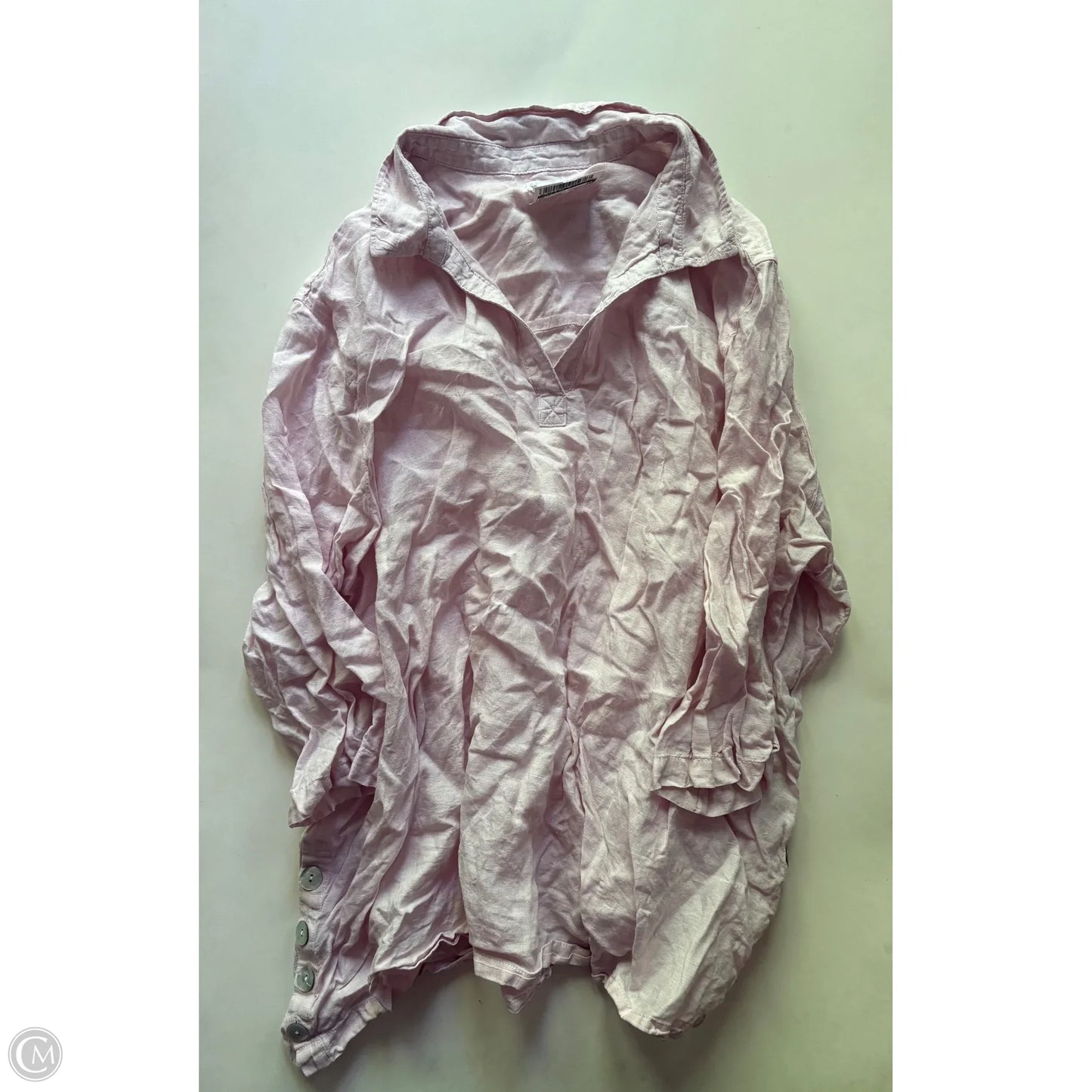 Top Long Sleeve By Sigrid Olsen In Pink, Size: 3x