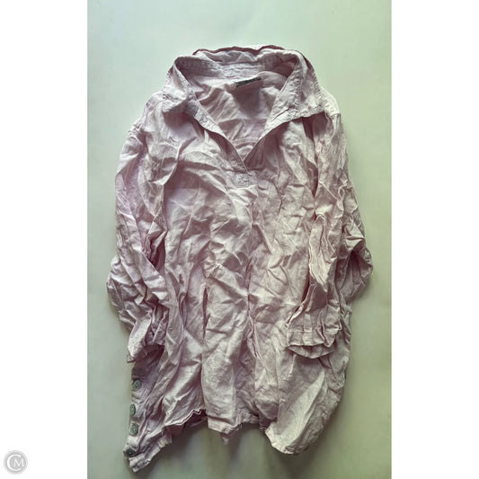 Top Long Sleeve By Sigrid Olsen In Pink, Size: 3x