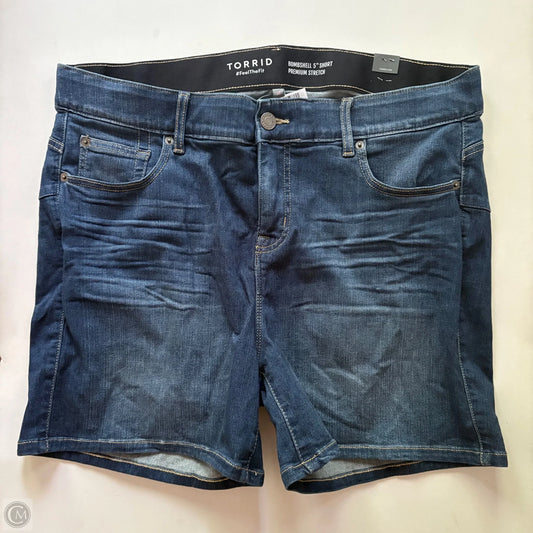 Shorts By Torrid In Blue, Size: 18