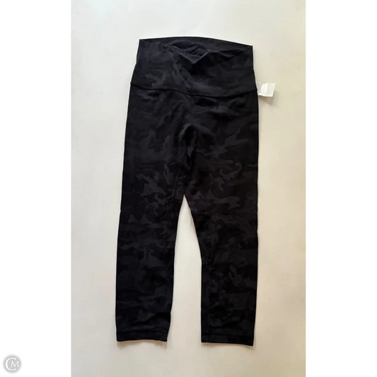 Athletic Leggings By Lululemon In Camouflage Print, Size: M