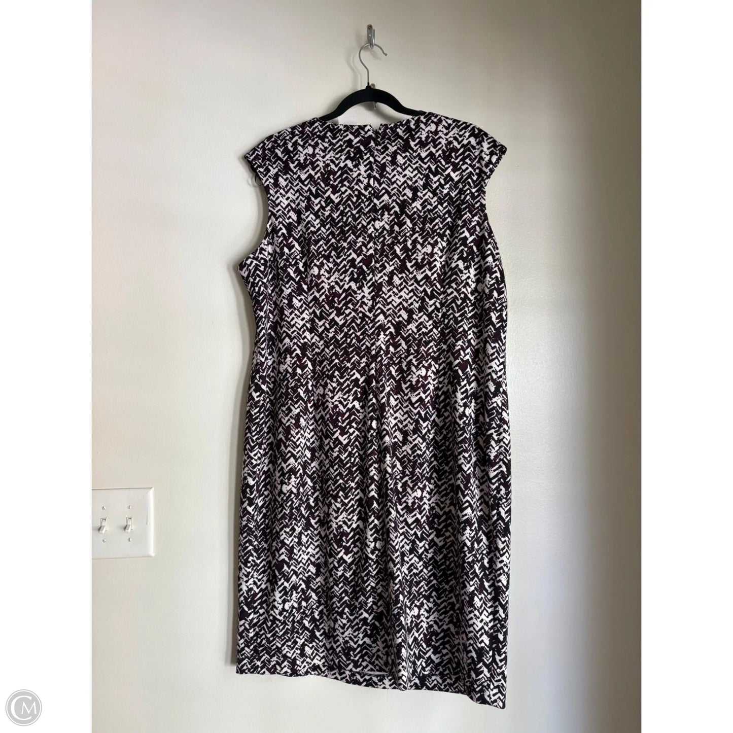 Dress Work By Calvin Klein In Purple, Size: Xl