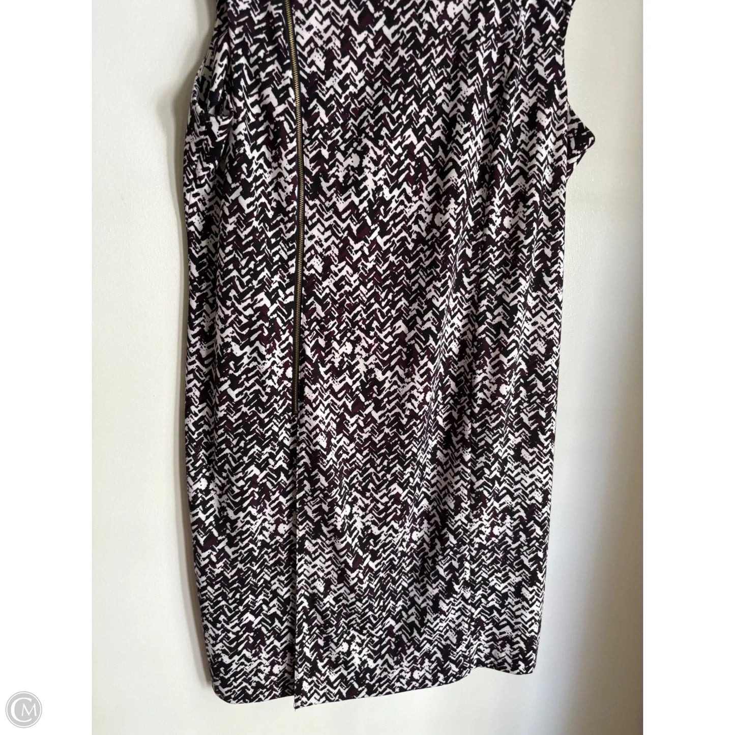 Dress Work By Calvin Klein In Purple, Size: Xl