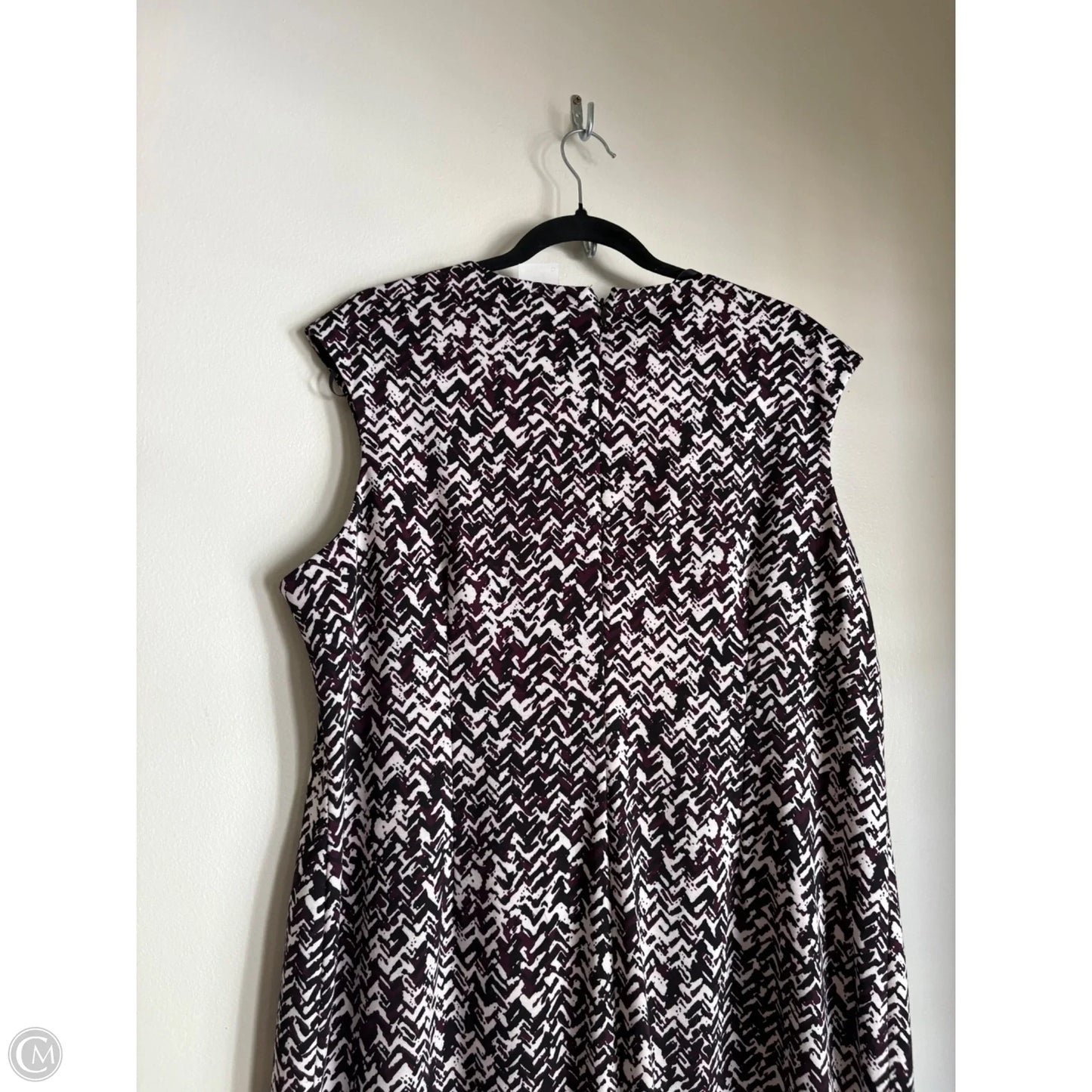 Dress Work By Calvin Klein In Purple, Size: Xl