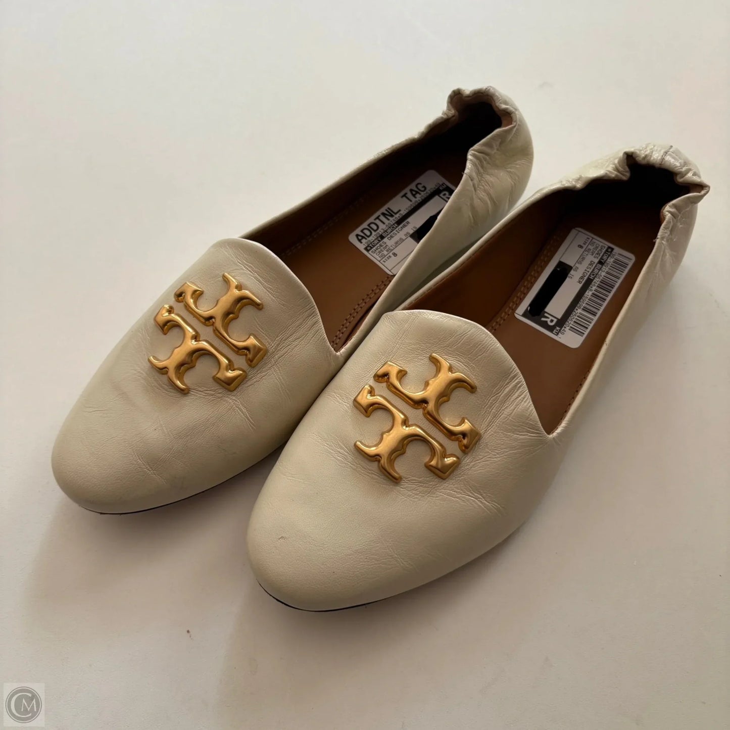Shoes Designer By Tory Burch In Cream, Size: 8