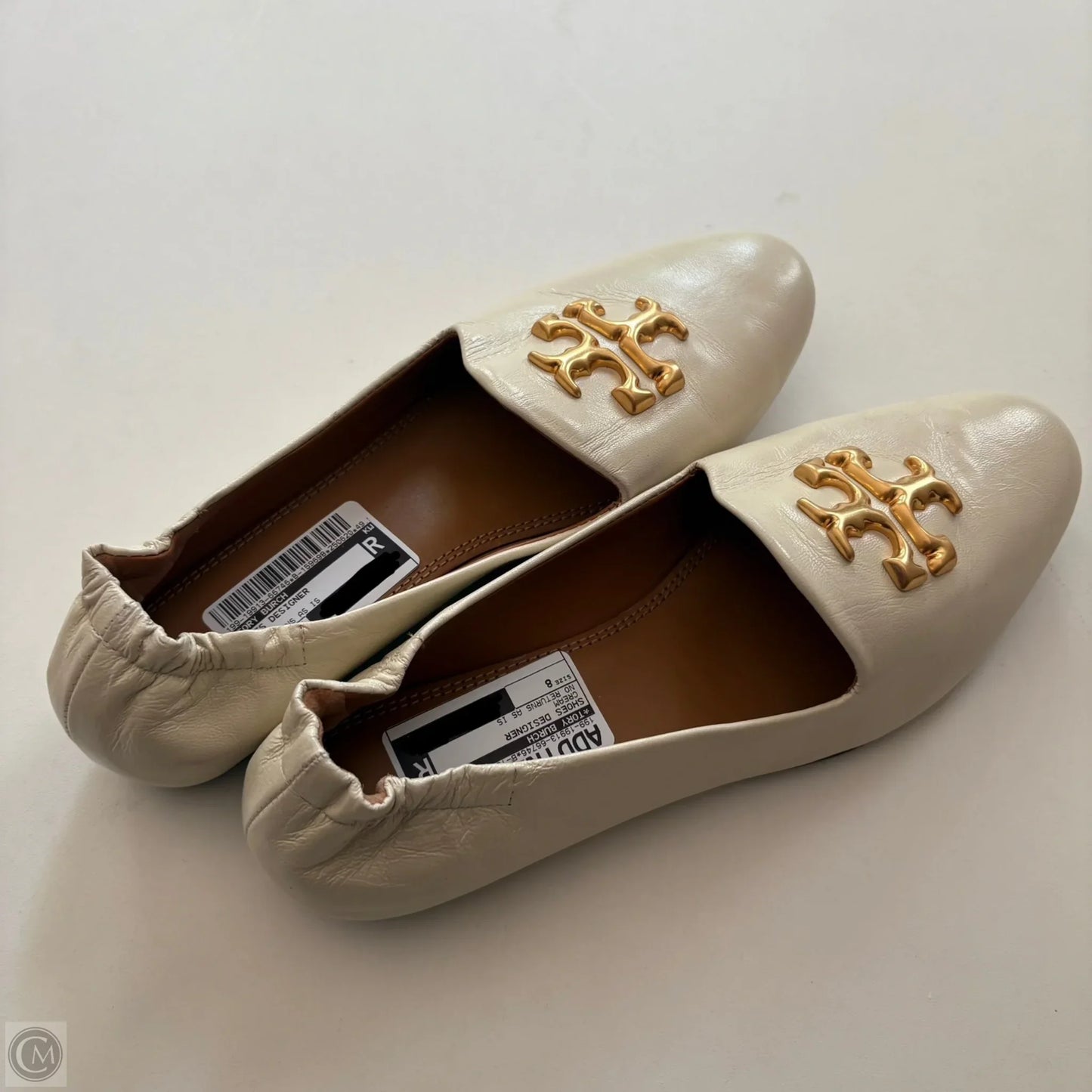 Shoes Designer By Tory Burch In Cream, Size: 8