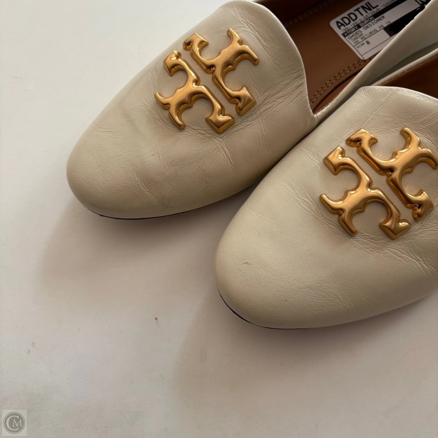 Shoes Designer By Tory Burch In Cream, Size: 8