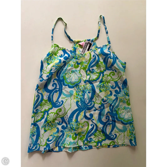 Tank Top Designer By Lilly Pulitzer In Blue, Size: Xs