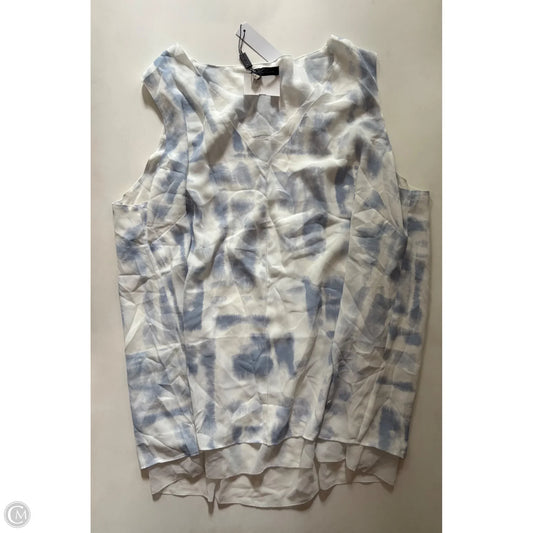 Blouse Sleeveless By Rose And Olive In Blue, Size: 3x