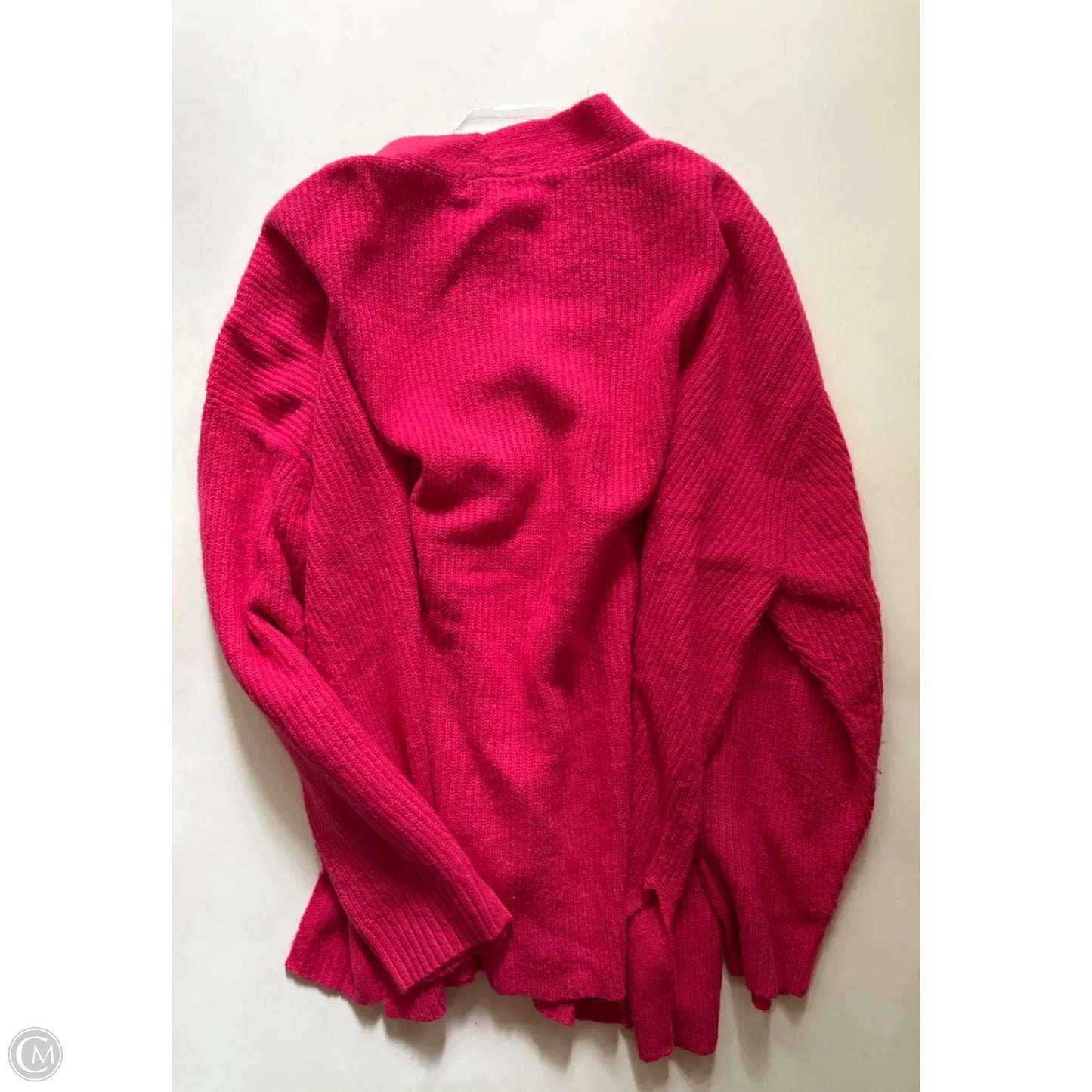 Sweater Cardigan By Ava & Viv In Pink, Size: 2x
