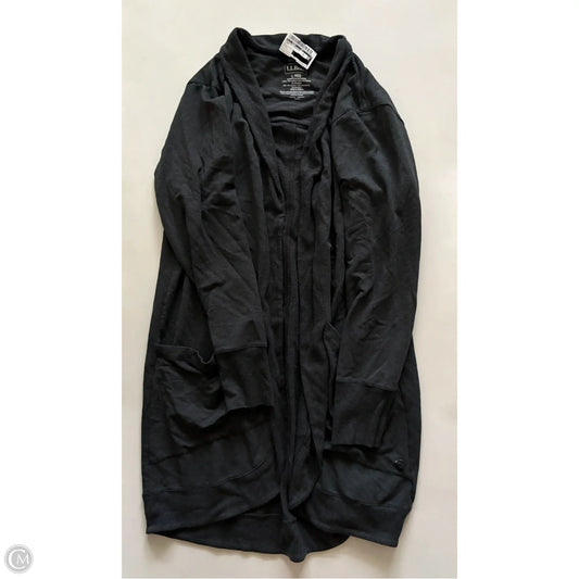 Sweater Cardigan By L.l. Bean In Grey, Size: L