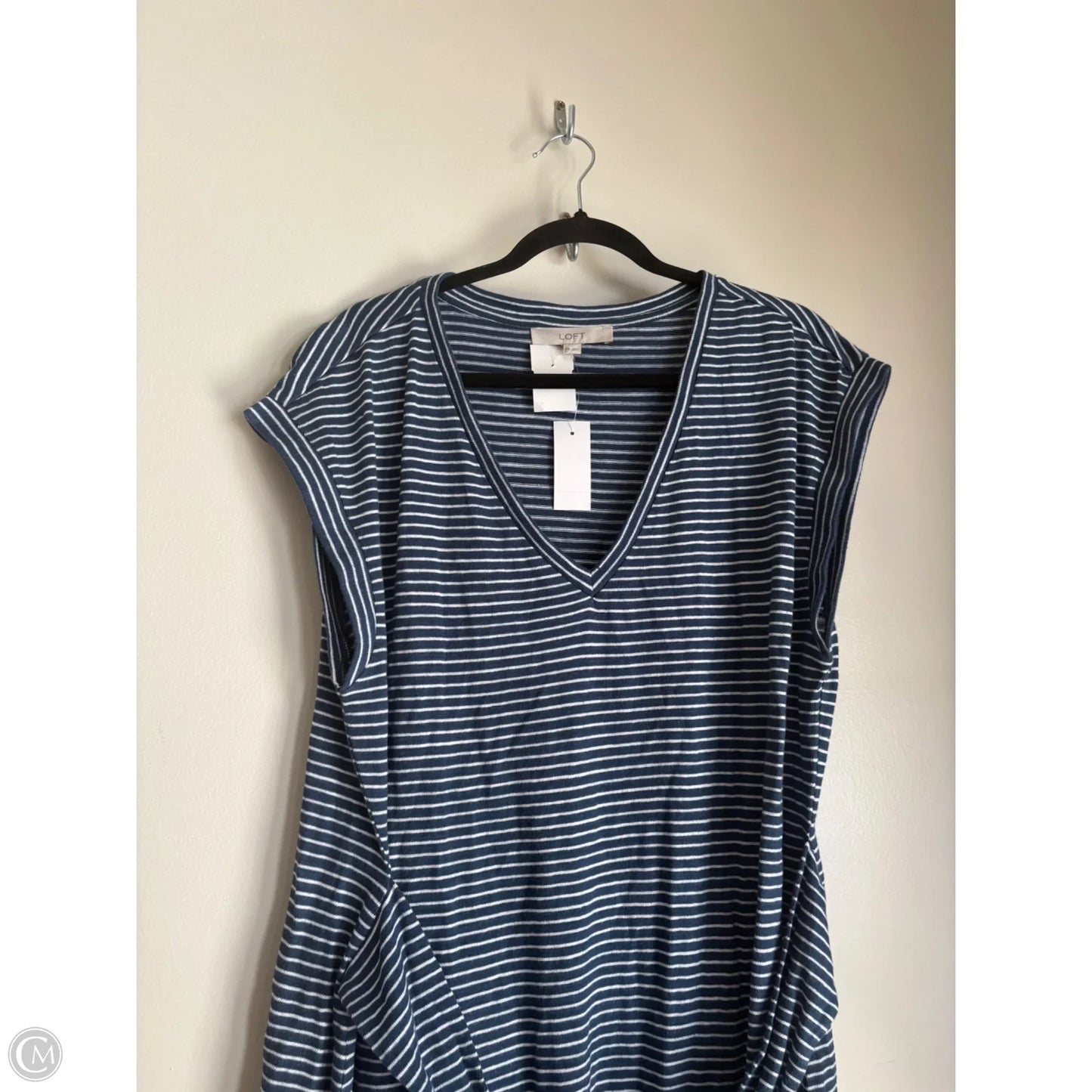 Dress Work By Loft In Striped Pattern, Size: 2x