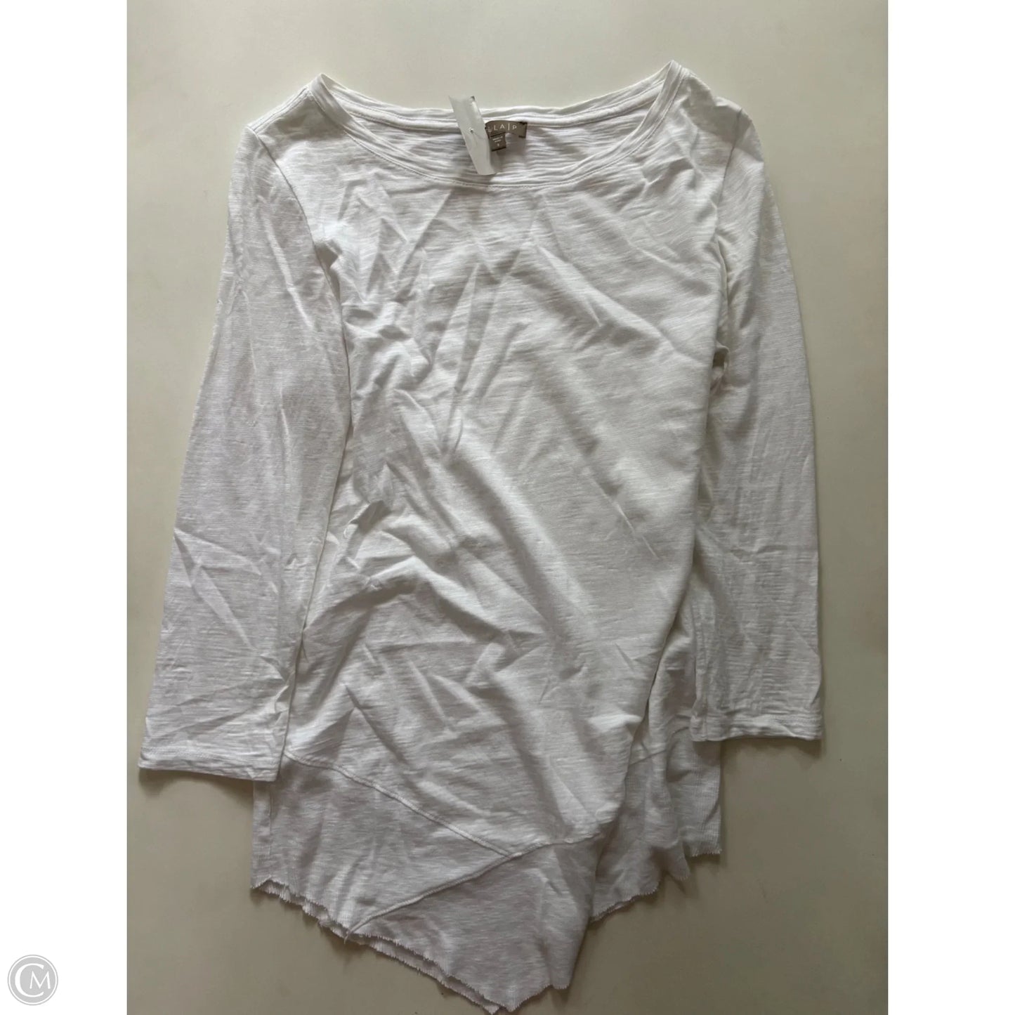 Top Long Sleeve By Lilla P In White, Size: S