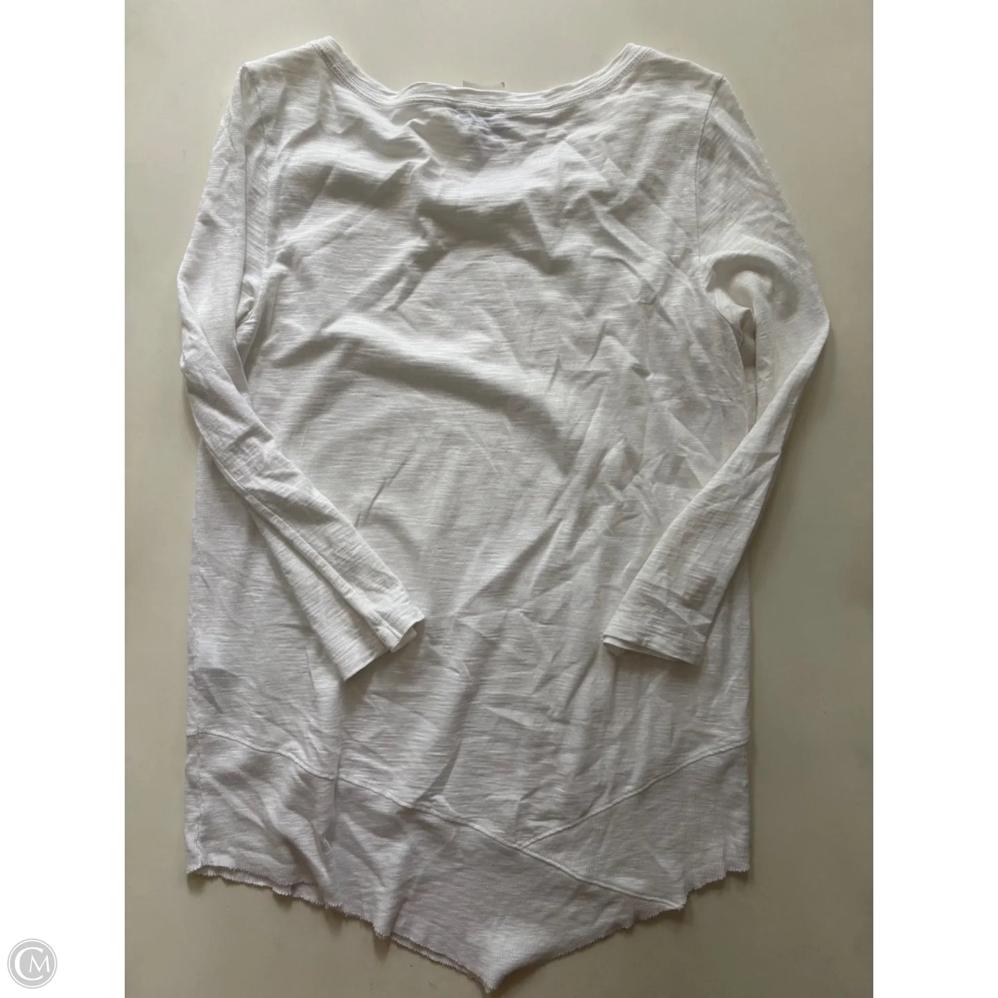 Top Long Sleeve By Lilla P In White, Size: S