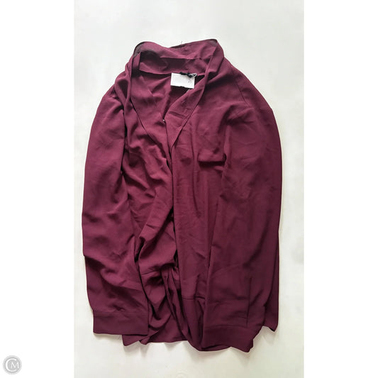 Blouse Long Sleeve By Mittoshop In Maroon, Size: 2x