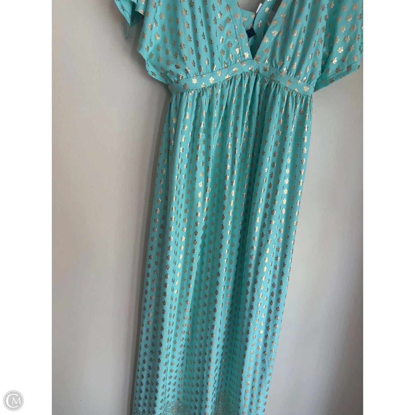 Dress Casual Maxi By Cabana Life In Blue, Size: Xl