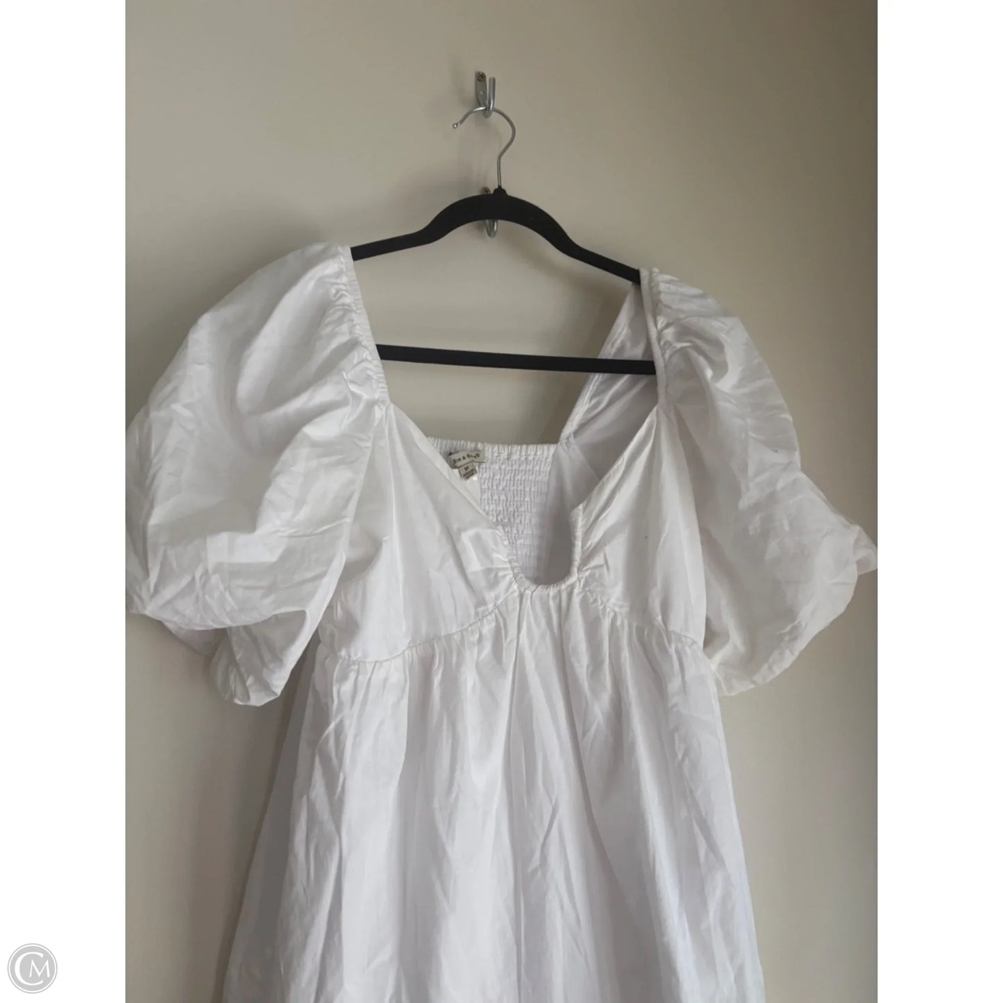 Dress Casual Midi By Sim & Sam In White, Size: M
