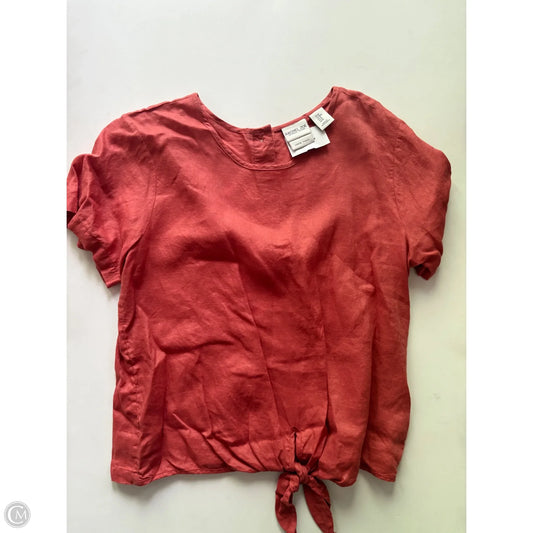 Top Short Sleeve By Rachel Zoe In Orange, Size: M