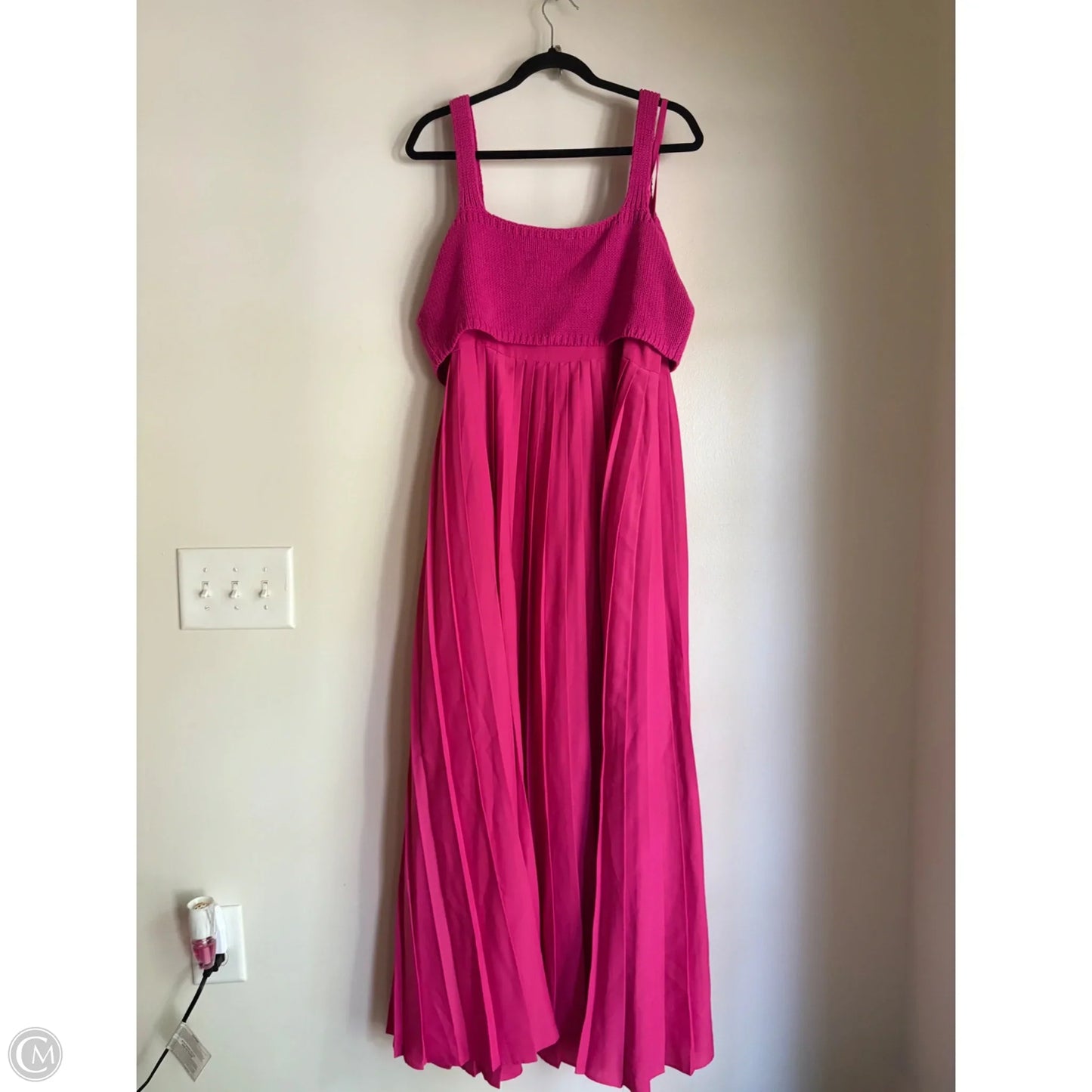 Dress Party Long By Anthropologie In Pink, Size: 1x