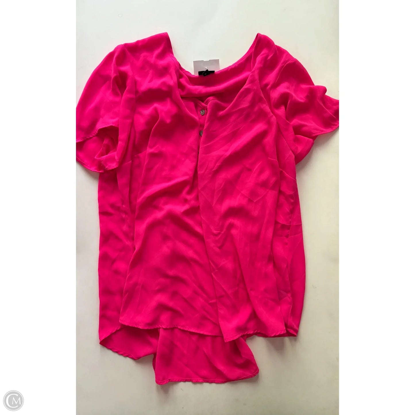 Blouse Short Sleeve By Torrid In Pink, Size: 2x